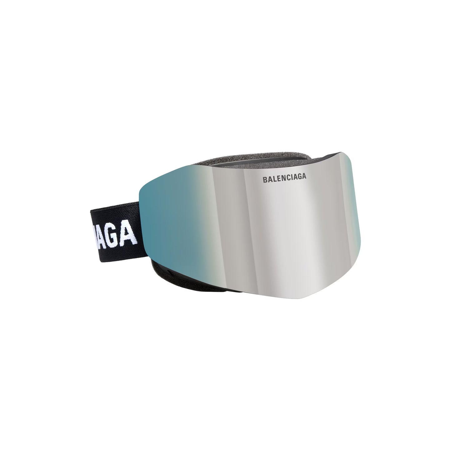 Ski Mask Goggles in Mirror Silver